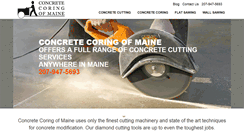 Desktop Screenshot of concretecoringme.com